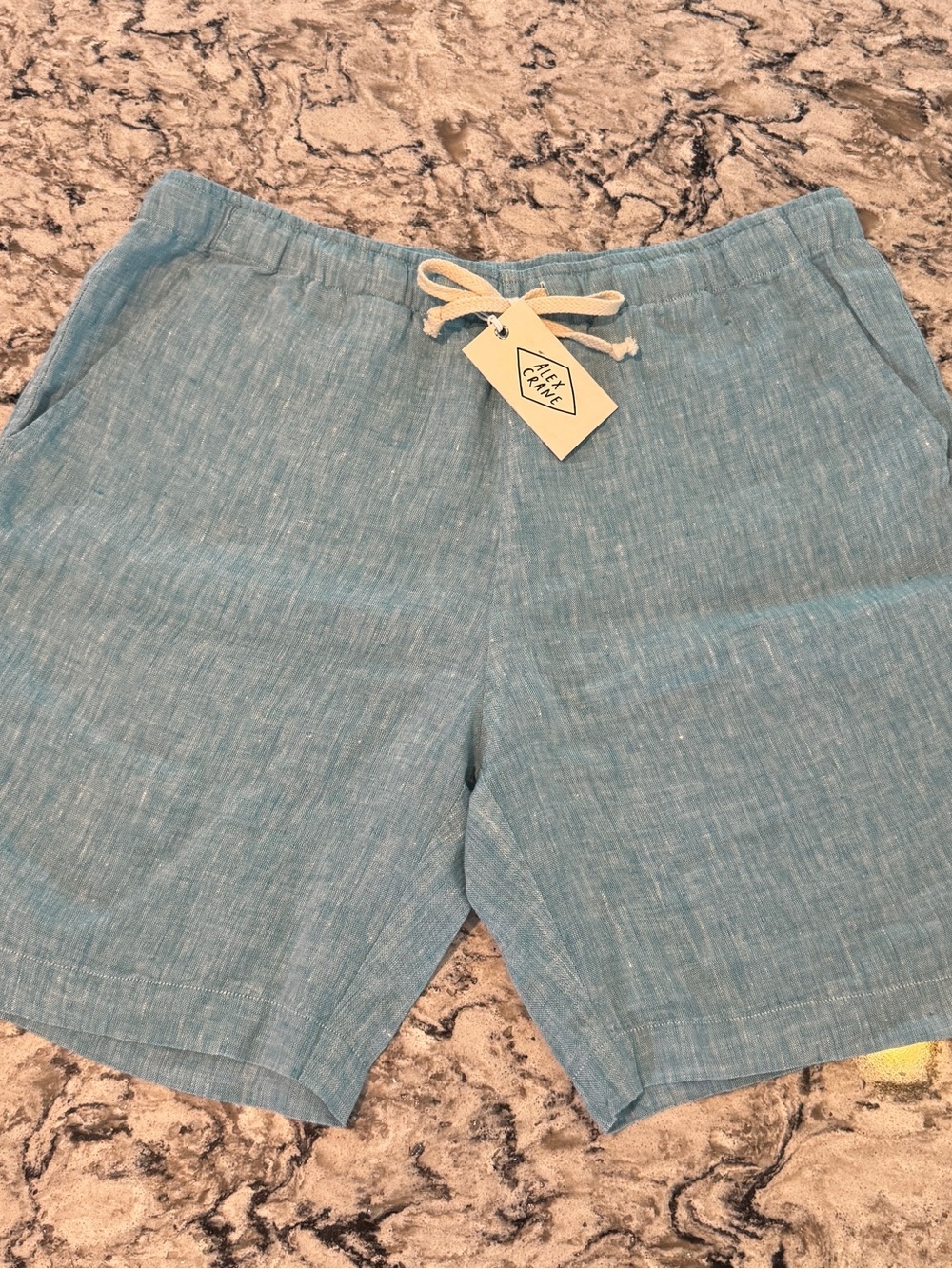 Alex Crane Bo Shorts / Sky - Medium NWT - Picture 5 of 9